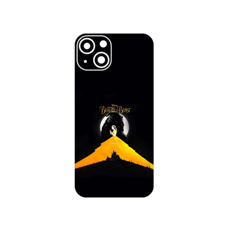 برچسب پوششی ماهوت مدل Beauty and the Beast مناسب برای گوشی موبایل اپل iPhone 13