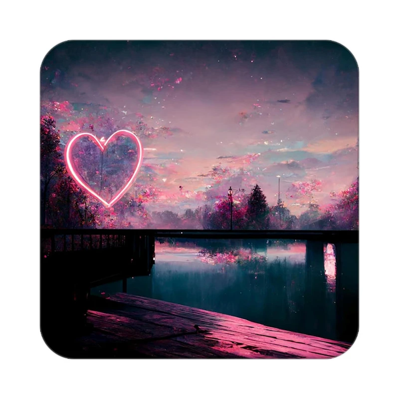 زیر لیوانی کاکتی مدل عاشقانه کد mp11080