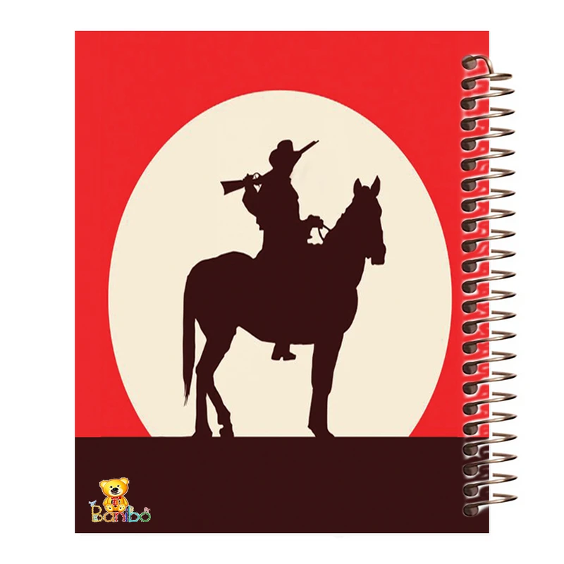 دفتر مشق 100 برگ سیمی بانیبو مدل red dead کد H 2825