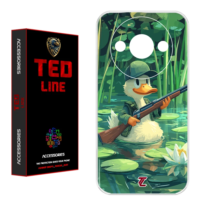کاور تد لاین طرح اردک کد 1123 مناسب برای گوشی موبایل شیائومی Redmi A3