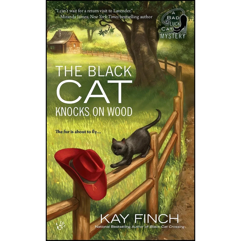 کتاب The Black Cat Knocks on Wood  اثر Kay Finch انتشارات Berkley