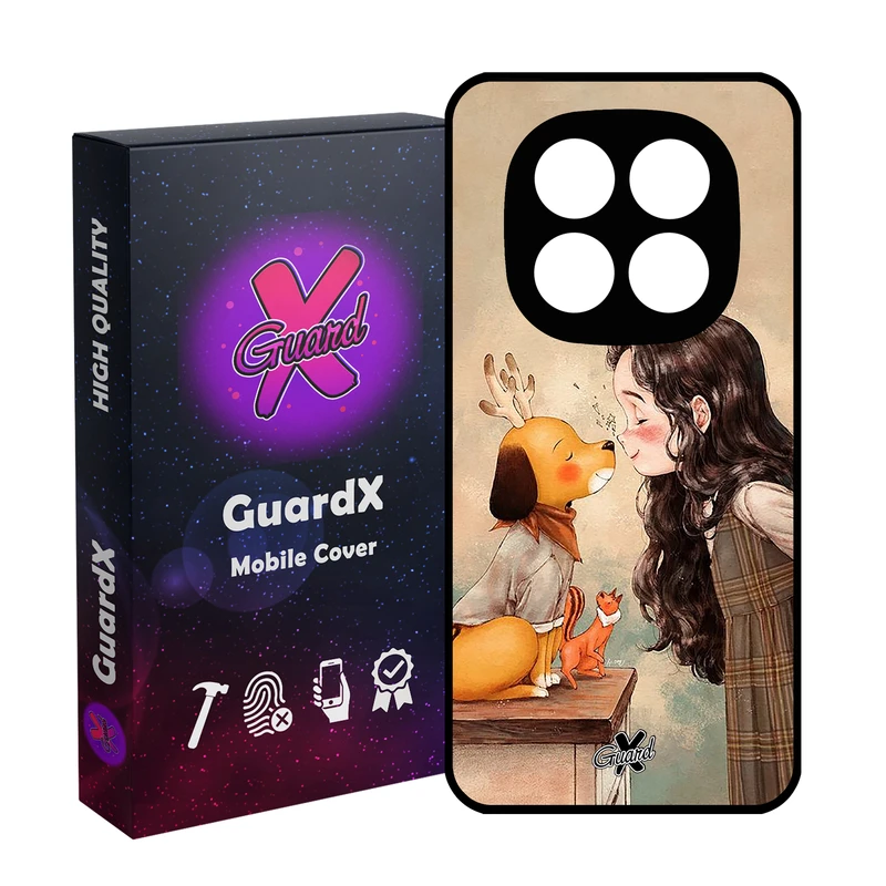کاور گارد ایکس طرح Girl مدل 10323 مناسب برای گوشی موبایل شیائومی Redmi Note 14 Pro 4G