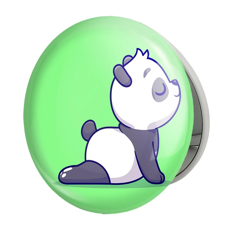 آینه جیبی خندالو طرح حیوانات بامزه پاندا مدل تاشو کد 29439