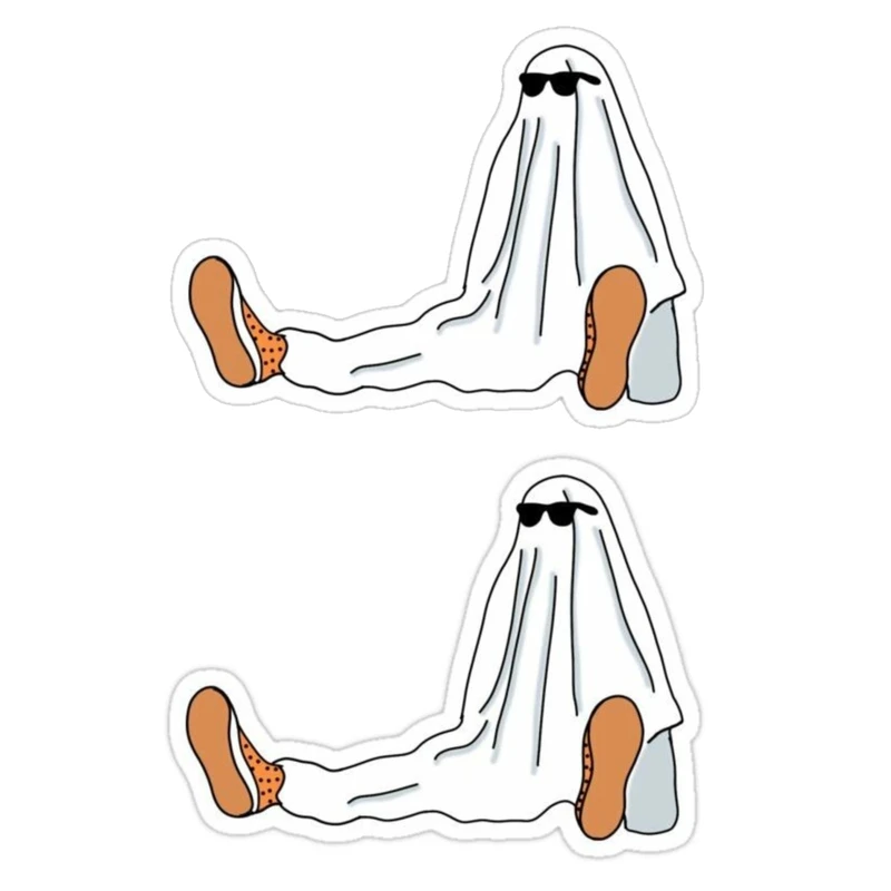 استیکر لپ تاپ طرح روح  کد 045 مجموعه دو عددی