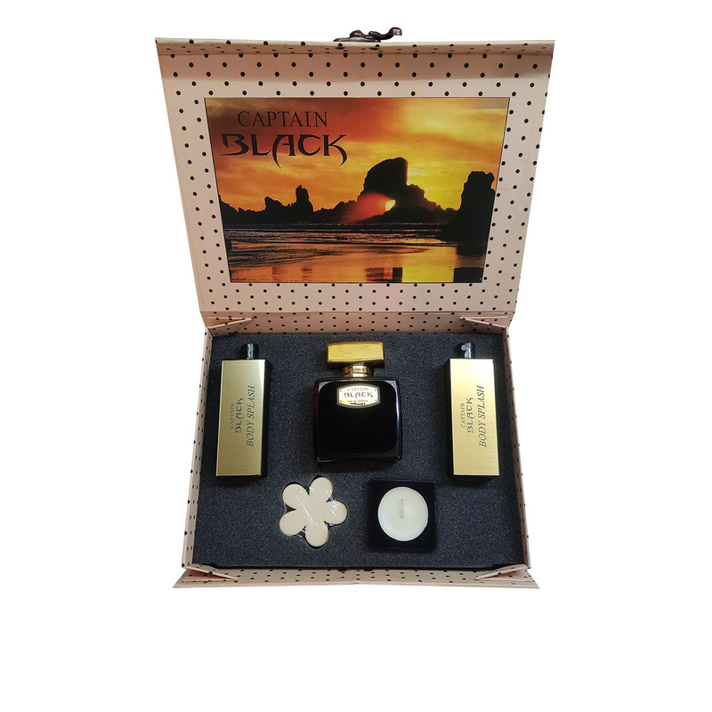 ست ادو پرفیوم مردانه مهمت مدل کاپیتان بلک حجم 100 میلی لیتر