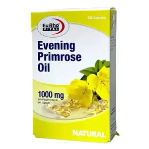 کپسول ایوینینگ پرایم رز اویل 1000 یوروویتال بسته 30 عددی