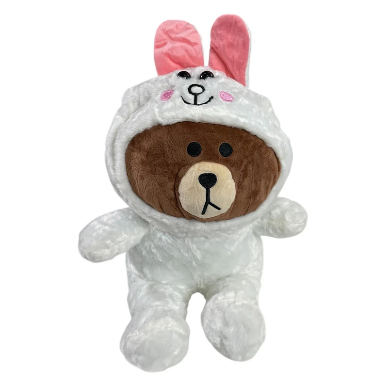 عروسک پولیشی مدل خرس خرگوش ارتفاع ۴۰ سانتی متر