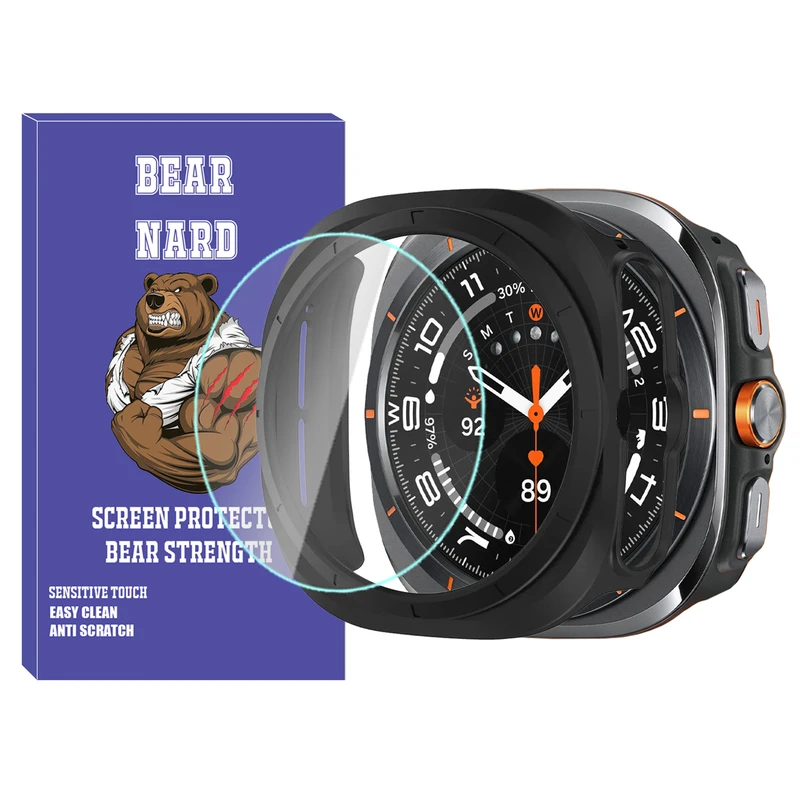 کاور برنارد مدل PC Bumper BR مناسب برای ساعت هوشمند سامسونگ Galaxy Watch 7 Ultra 47mm به همراه محافظ صفحه نمایش
