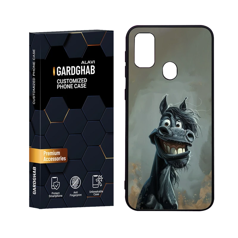 کاور گارد قاب علوی مدل Glass مناسب برای گوشی موبایل سامسونگ Galaxy M21