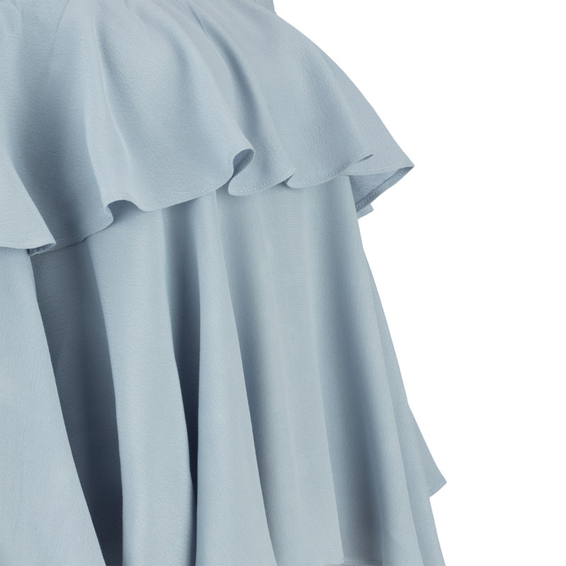 بلوز آستین بلند زنانه سرژه مدل 204590 رنگ آبی