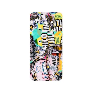 MAHOOT Collage of Teared Paper Cover Sticker for Samsung Galaxy J4 Core