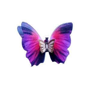 آویز گردنبند طلا 18 عیار زنانه مدل  پروانه کد SN11244