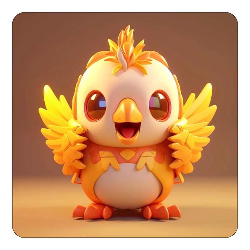 مگنت کاکتی طرح حیوانات کارتونی مدل mp27582