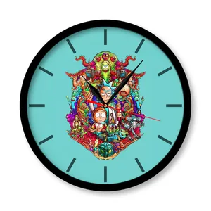 ساعت دیواری مدل ریک و مورتی کد 3301
