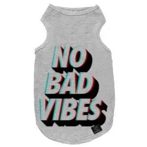 لباس سگ و گربه 27 طرح No Bad Vibes کد MH791 سایز XL