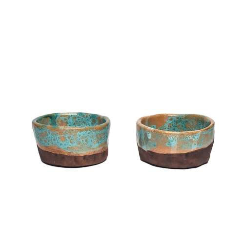  کاسه سفالی مدل دریا کد 16 بسته 2 عددی