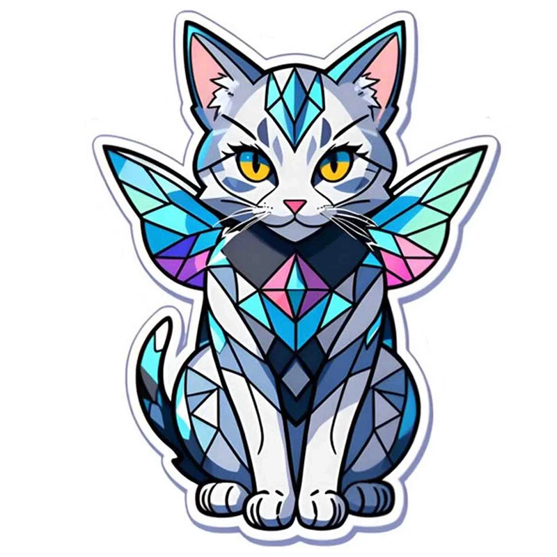 استیکر لپتاپ مدل پیشی کد 3691