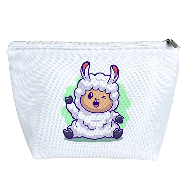 کیف لوازم آرایش دخترانه خندالو مدل گوسفند کد 2323