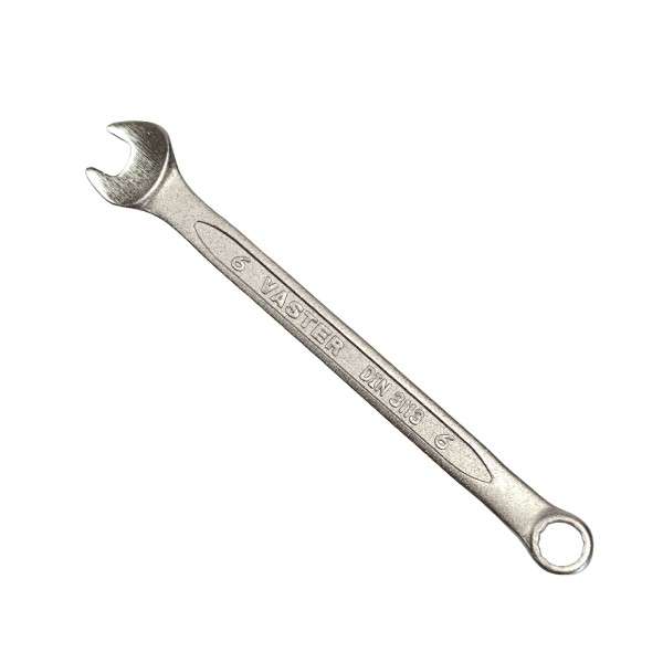 آچار یکسر تخت و یکسر رینگی واستر مدل 6VAS سایز 6 میلی متر آچار یکسر تخت و یکسر رینگی واستر مدل 6VAS سایز 6 میلی متر