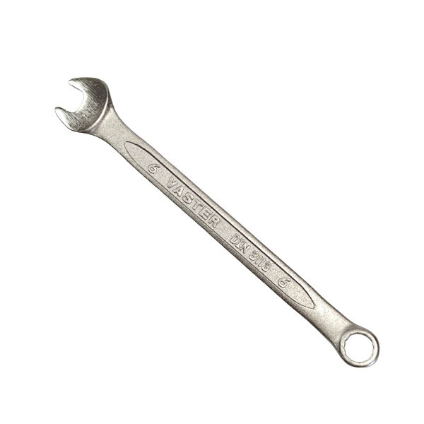 آچار یکسر تخت و یکسر رینگی واستر مدل 6VAS سایز 6 میلی متر آچار یکسر تخت و یکسر رینگی واستر مدل 6VAS سایز 6 میلی متر