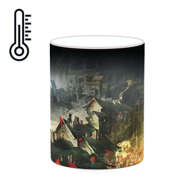 ماگ حرارتی کاکتی مدل نقاشی کارتونی کد mgh18713