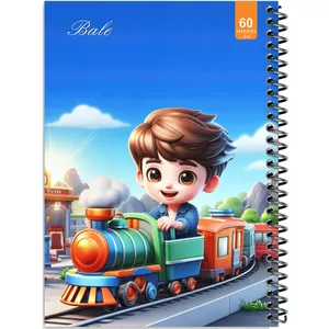 دفتر نقاشی 60 برگ انتشارات بله طرح فانتزی پسرانه راننده قطار کد A4-O444