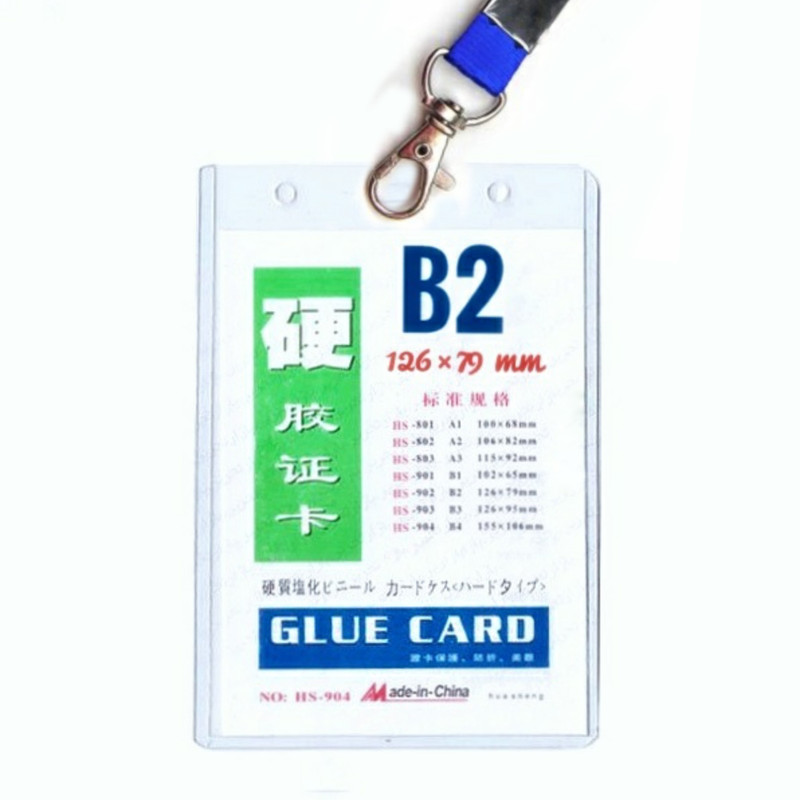 کارت آویز گردنی مدل B2 بسته ۱۰ عددی