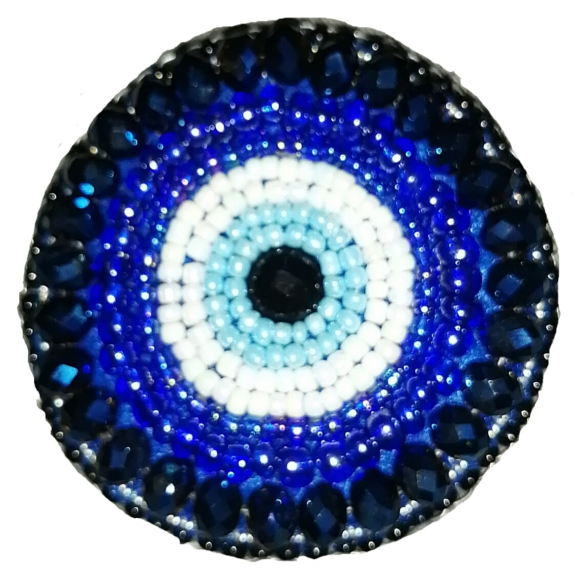 گل سینه زنانه مدل چشم نظر