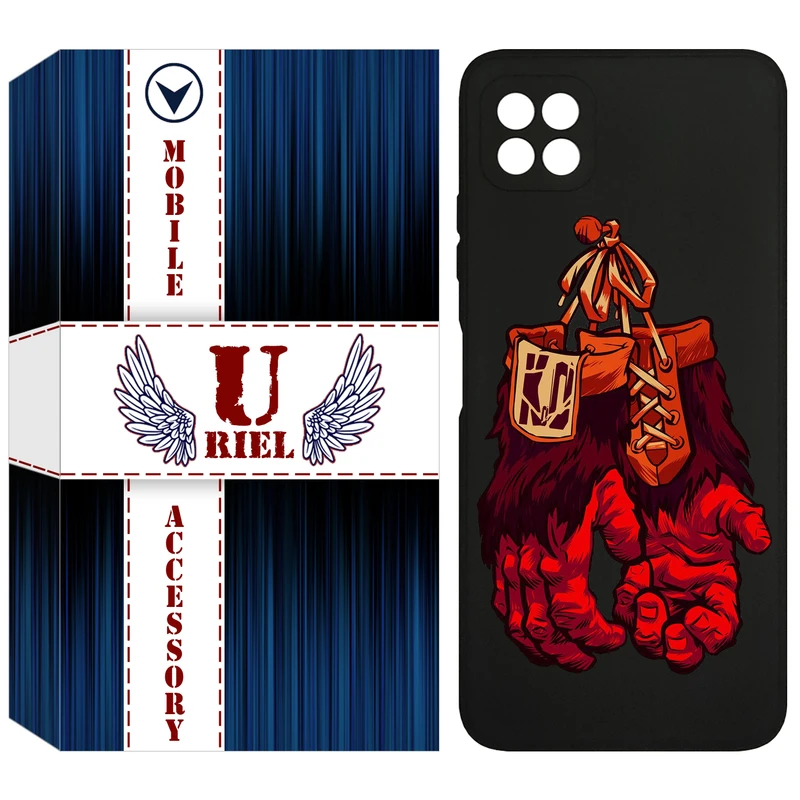 کاور یوریل مدل KSH کد 77 طرح دستکش مناسب برای گوشی موبایل سامسونگ Galaxy A22 5G