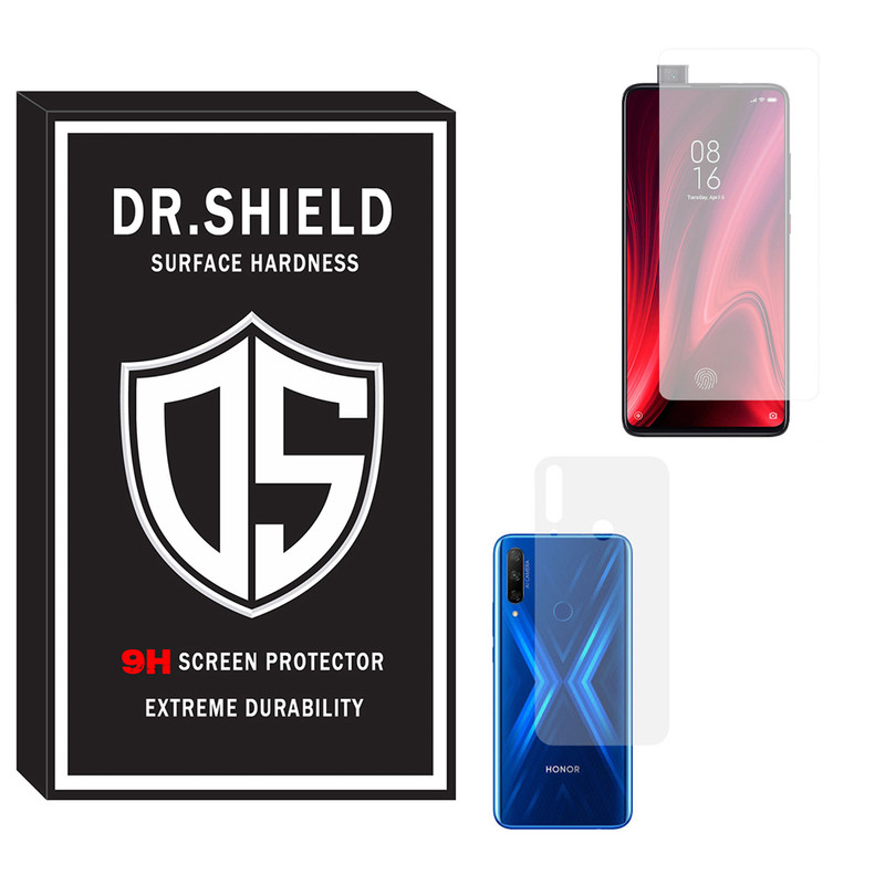 محافظ صفحه نمایش دکتر شیلد مدل TSPDR-06 مناسب برای گوشی موبایل آنر 9x به همراه محافظ پشت گوشی