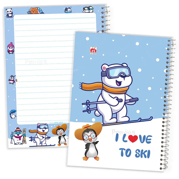 دفتر مشق 40 برگ نهال طرح پسرانه مدل 40706 بسته 2 عددی