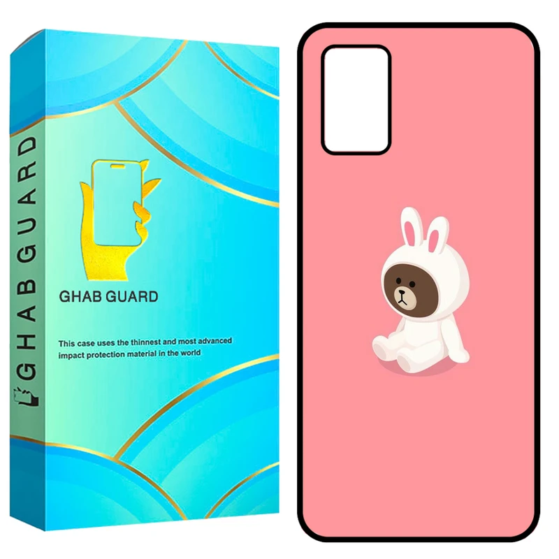 کاور قاب گارد طرح خرسی مدل GCHPA03S مناسب برای گوشی موبایل سامسونگ Galaxy A02s / M02s / A03s / F02s