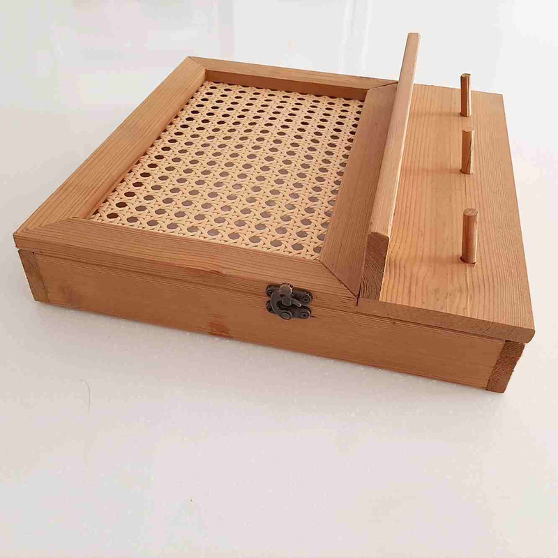 شلف دیواری مخفی کننده جعبه فیوز طرح حصیری کد 03