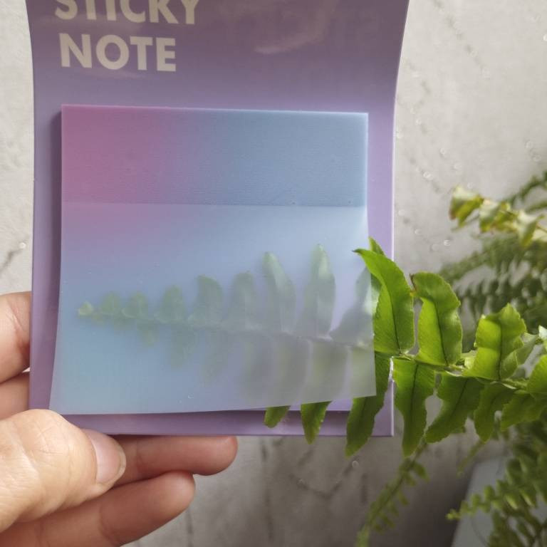 کاغذ چسب دار مدل شفاف  سایز 73 * 73 میلی متر