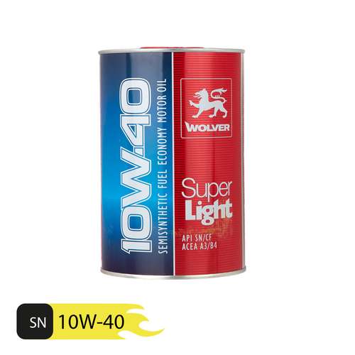 روغن موتور خودرو ولور مدل Super light 10W40 SN حجم 1 لیتر