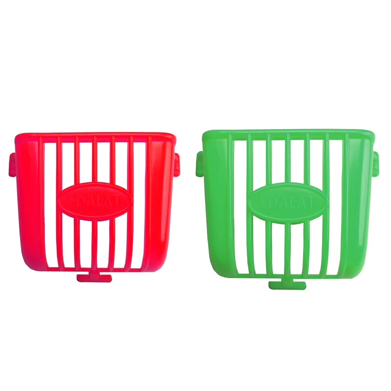 ظرف غذای پرندگان عدالت مدل سبزی خوری بسته 2 عددی