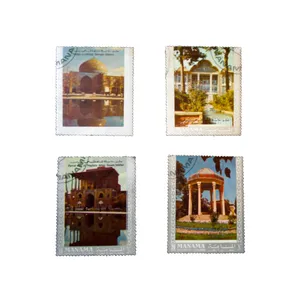  تمبر یادگاری طرح تاریخی مدل بنا کد tar-900 مجموعه 4 عددی