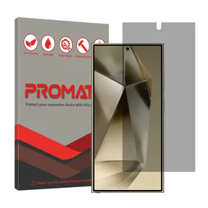 Promate Resistant model privacy screen protector suitable for Samsung Galaxy S24 Ultra mobile phone