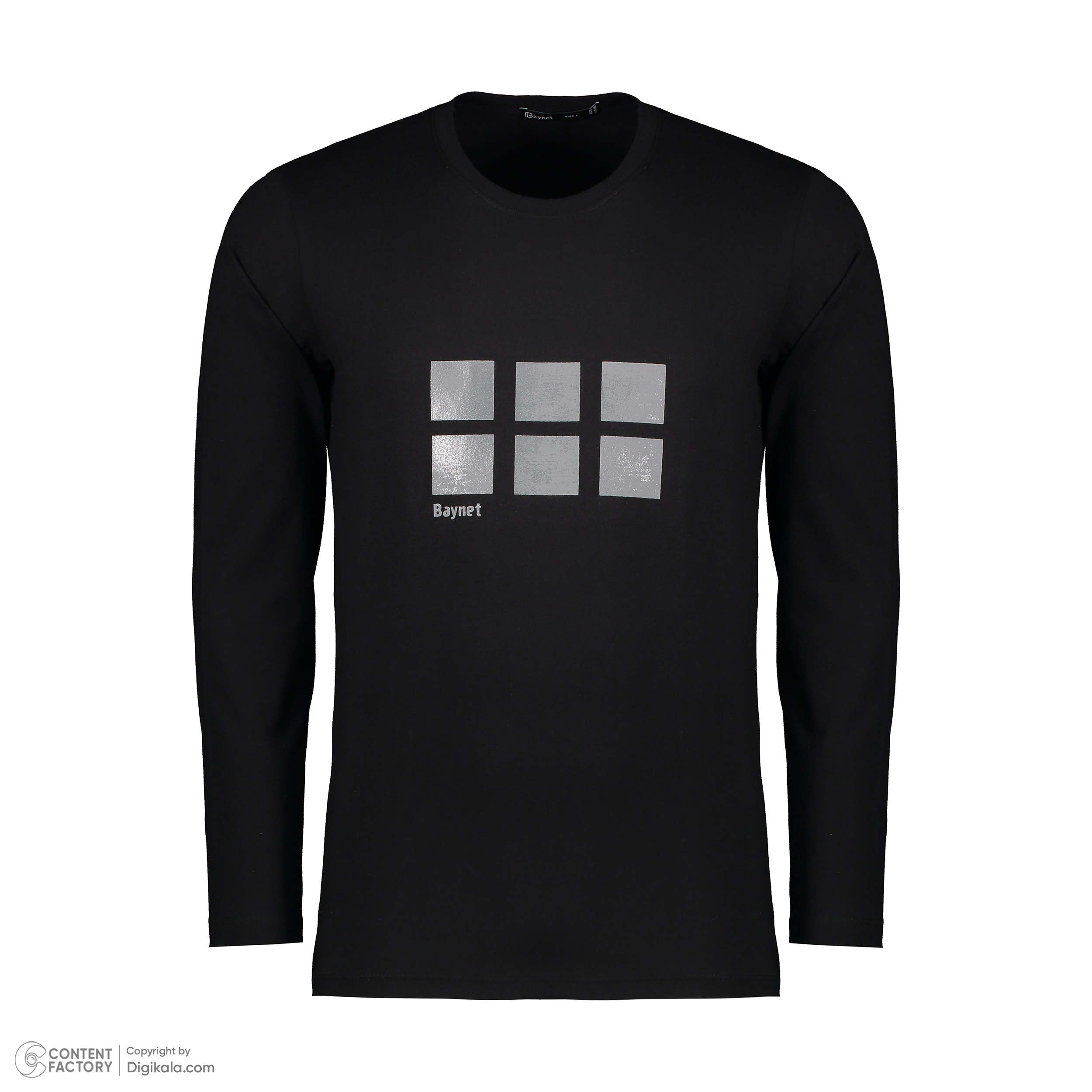 تی شرت آستین بلند مردانه باینت مدل 2261572-572 رنگ مشکی
