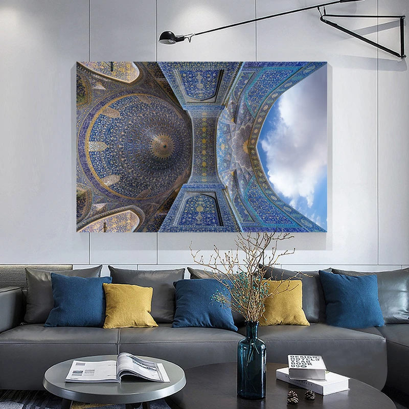 تابلو شاسی مدل گنبد مسجد شاه کد 01