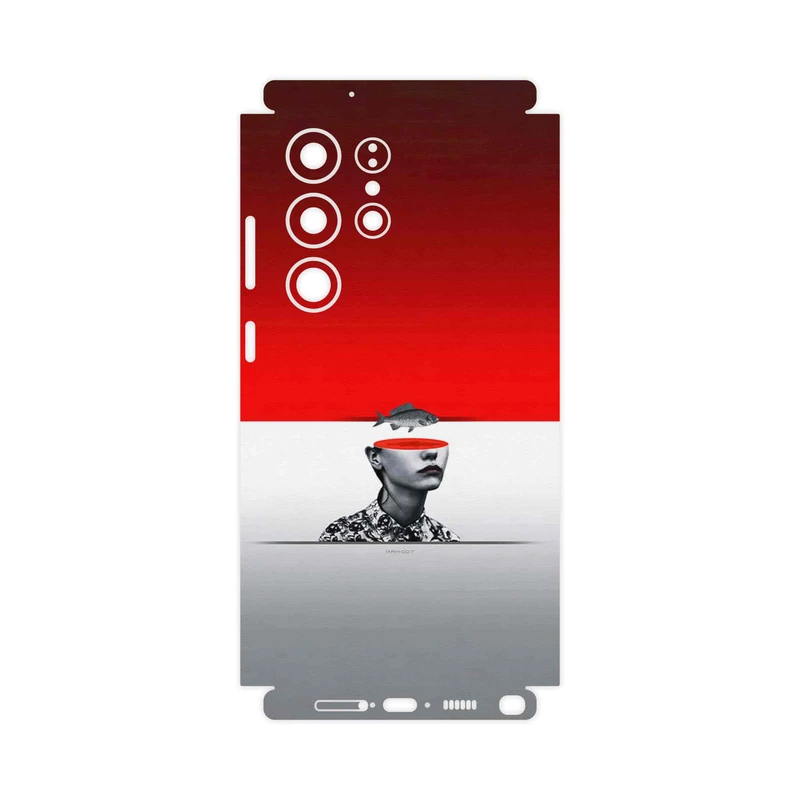 برچسب پوششی ماهوت مدل Collage of surreal Portrait of Women 1-FullSkin مناسب برای گوشی موبایل سامسونگ Galaxy S23 Ultra