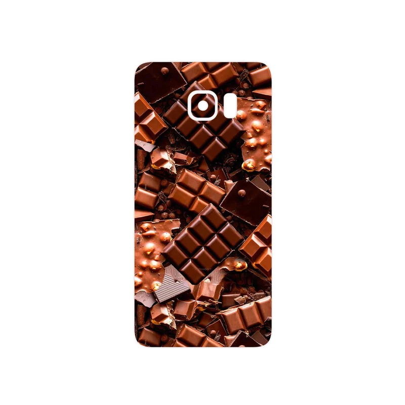 برچسب پوششی ماهوت مدل Chocolate مناسب برای گوشی موبایل سامسونگ Galaxy S6 Edge