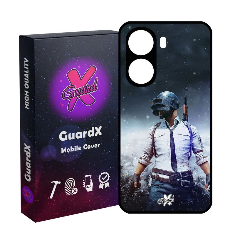 کاور گارد ایکس طرح Pubg مدل 10039 مناسب برای گوشی موبایل شیائومی Poco X7 Pro