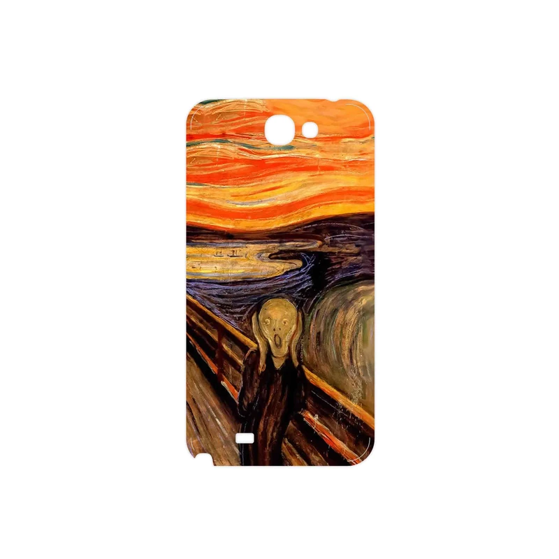 برچسب پوششی ماهوت مدل The Scream of Munch مناسب برای گوشی موبایل سامسونگ Galaxy Note 2