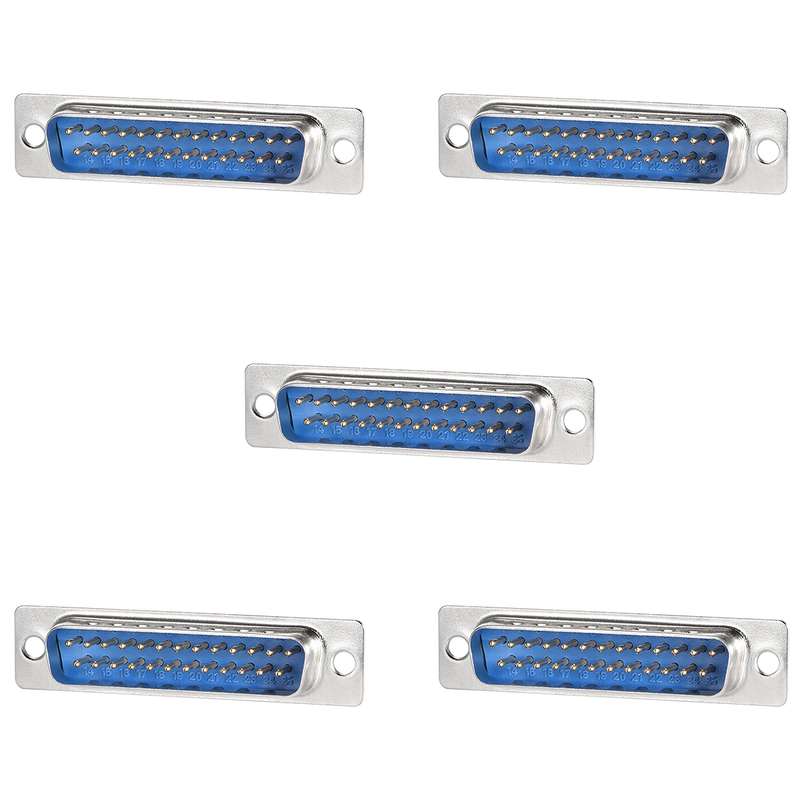 کانکتور سریال نری 25 پین مدل DB25 بسته 5 عددی