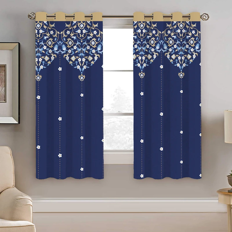 پرده نیروانا طرح سنتی مدل مخمل کد 9092 سایز 140×200 سانتی متر