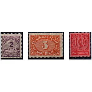 تمبر یادگاری مدل آلمان قدیم مجموعه 3 عددی