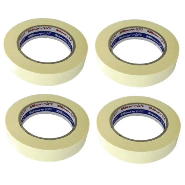 چسب پهن ایران چسب مدل 444 عرض 2,5 سانتیمتر بسته 4 عددی