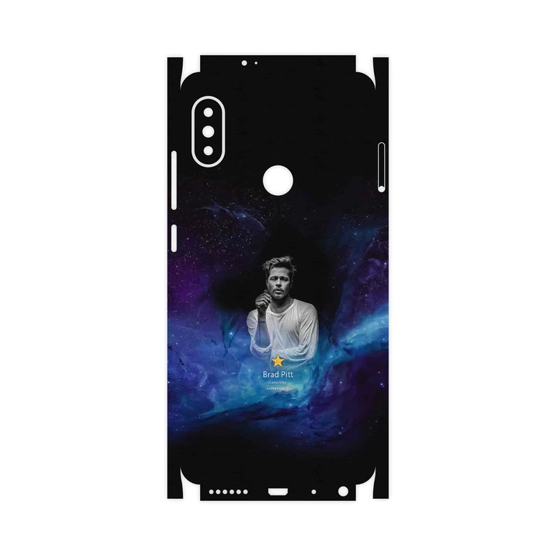 برچسب پوششی ماهوت مدل Brad Pitt-FullSkin مناسب برای گوشی موبایل شیائومی Redmi Note 5 Pro