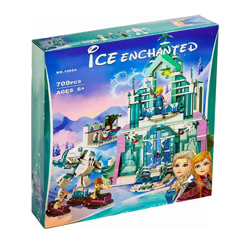 ساختنی 709 تکه مدل قلعه یخی کد 10664